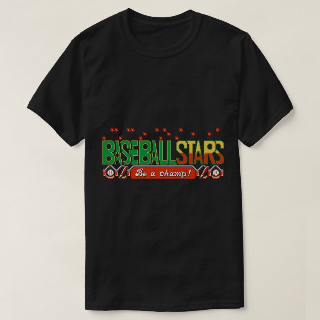Camiseta clásica de estrellas de béisbol (pantalla (Diseño del anverso)