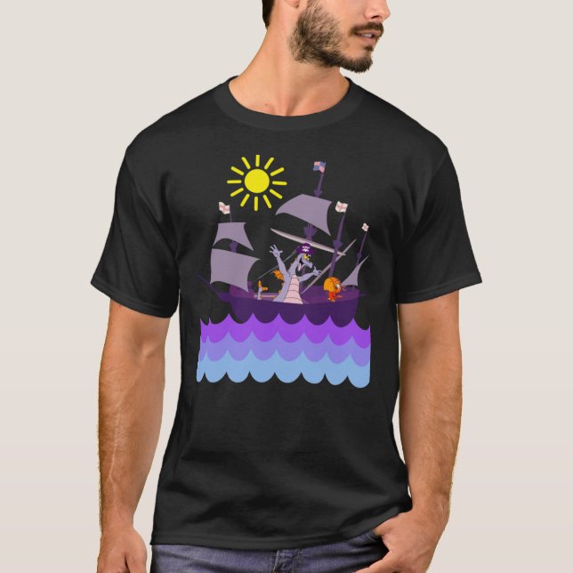 Camiseta Clásica de Fiebre Pirata (Anverso)