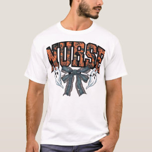 Camiseta clásica de Halloween Enfermera Espeluznan