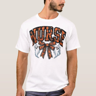 Camiseta clásica de Halloween Enfermera Espeluznan