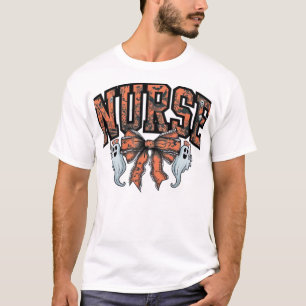 Camiseta clásica de Halloween Enfermera Espeluznan