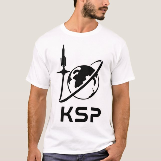 Camiseta clásica de la Agencia Espacial KSP (Anverso)