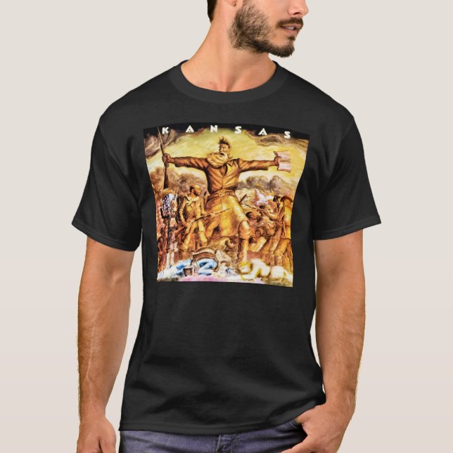 Camiseta clásica de la banda de rock de Kansas (Anverso)
