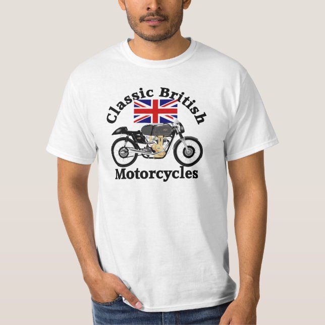 Camiseta clásica de la bici de AJS 7R (Anverso)
