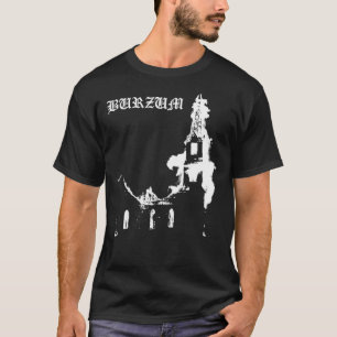 Camiseta clásica de la iglesia en llamas