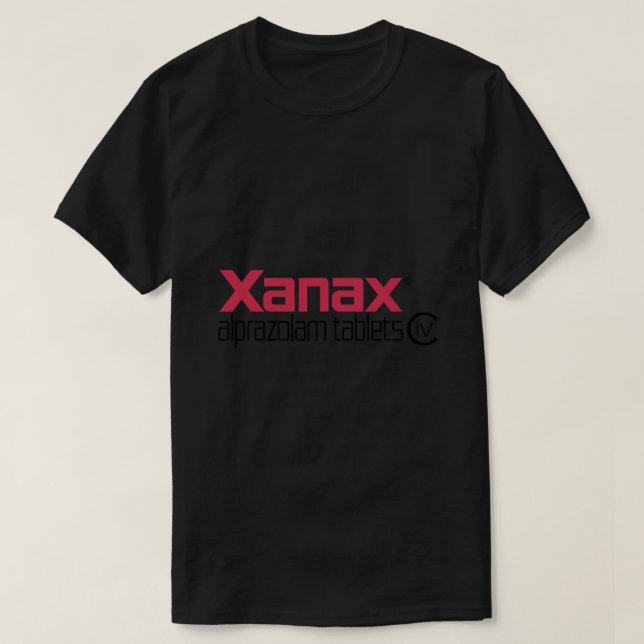 camiseta clásica de la marca Xanax (Diseño del anverso)