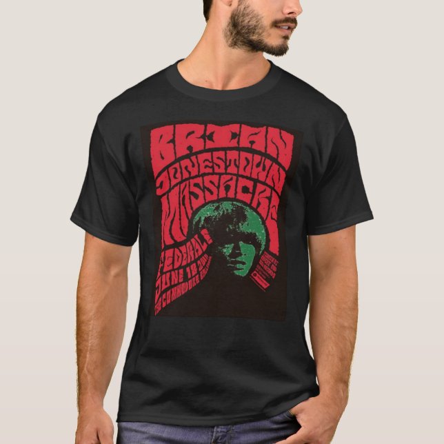 camiseta clásica de la masacre de Brian Jonestown (Anverso)