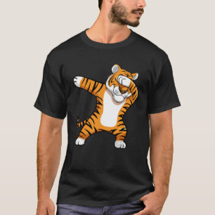 Camiseta clásica de la mascota del fútbol del tigr
