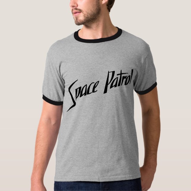 Camiseta clásica de la patrulla TV del espacio (Anverso)