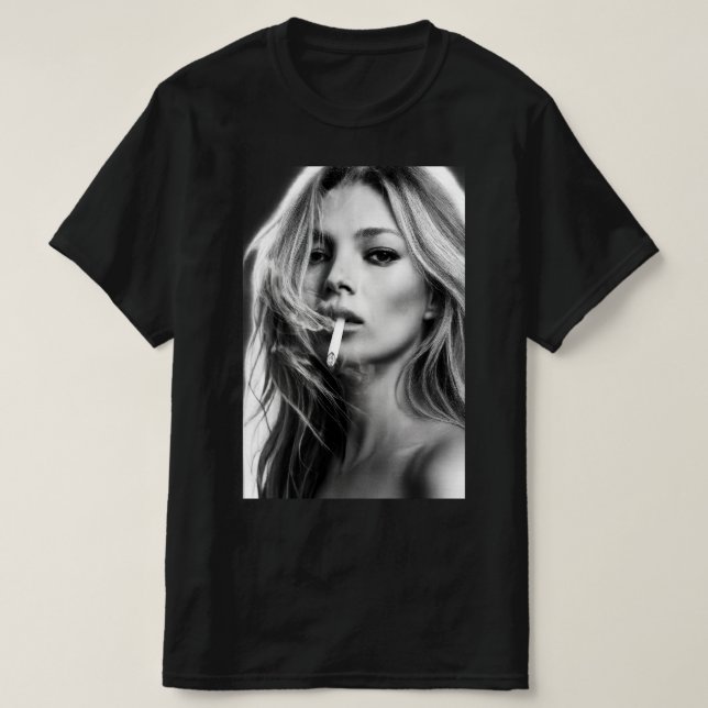 Camiseta clásica de la pose icónica de Kate fumand (Diseño del anverso)