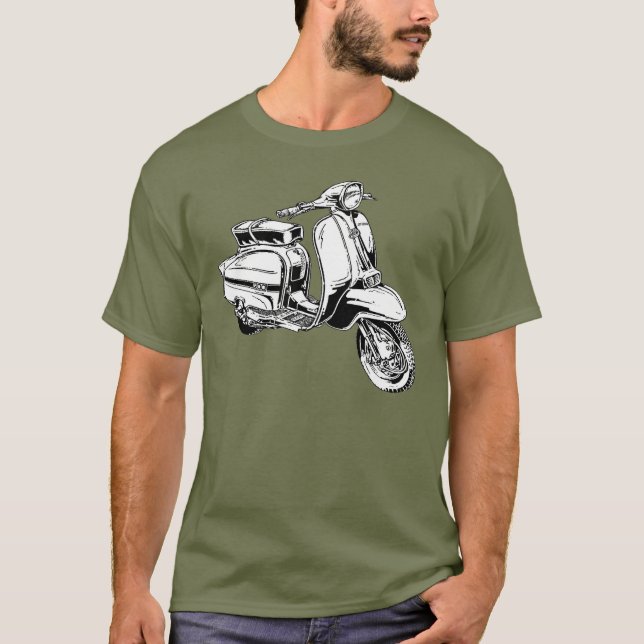 Camiseta clásica de la vespa (Anverso)