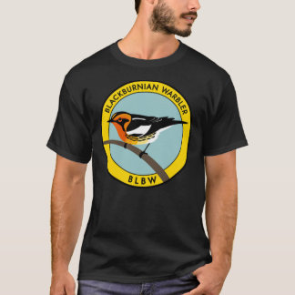Camiseta clásica de la Warbler de Blackburnian