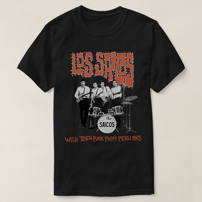 Camiseta Clásica de Los Saicos (Diseño del anverso)