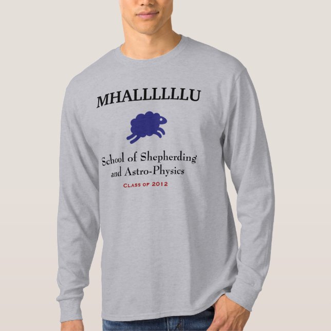 Camiseta clásica de MHALLLLLLU (Anverso)