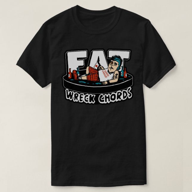 Camiseta clásica de moda de Fat Kawaii Wreck (Diseño del anverso)