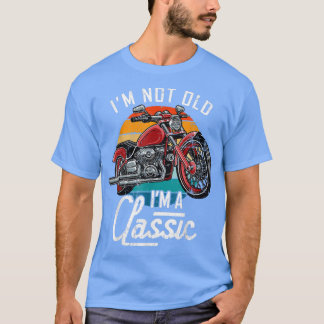 camiseta clásica de motocicleta, soy una camiseta 