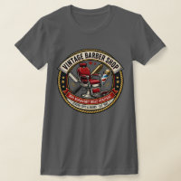 Camiseta clásica de mujer de la Barbería Vintage