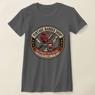 Camiseta clásica de mujer de la Barbería Vintage