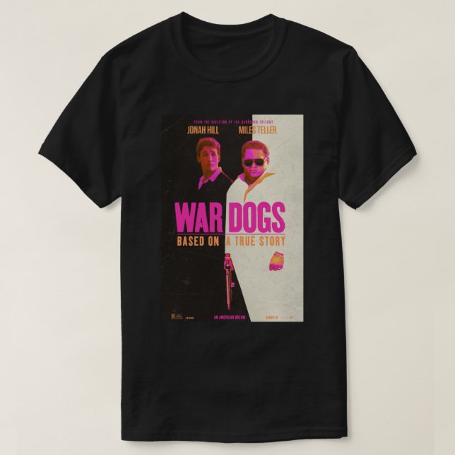 Camiseta clásica de perros de guerra (Diseño del anverso)