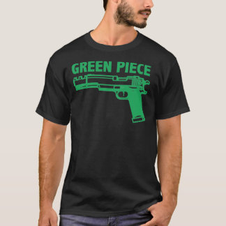 Camiseta clásica de pieza verde
