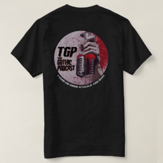 Camiseta Clásica de Podcast Gótico con Doble Logo