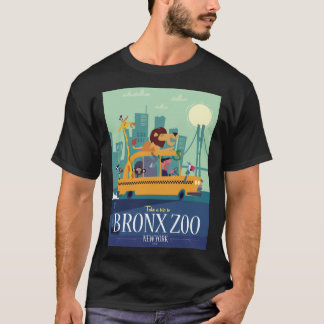 Camiseta clásica de poster del Zoológico de Bronx