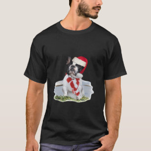 Camiseta clásica de regalos de Navidad de Bulldog 
