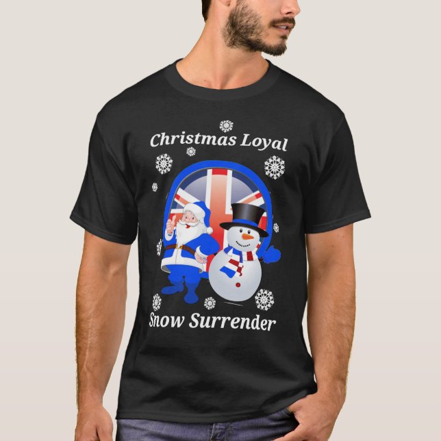 Camiseta clásica de rendimento de nieve leal para  (Anverso)