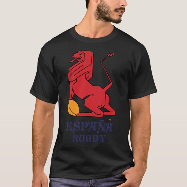 Camiseta Clásica de Rugby de España (Anverso)