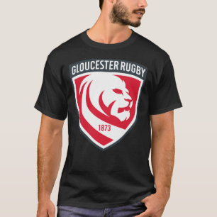 camiseta clásica de rugby de gloucester