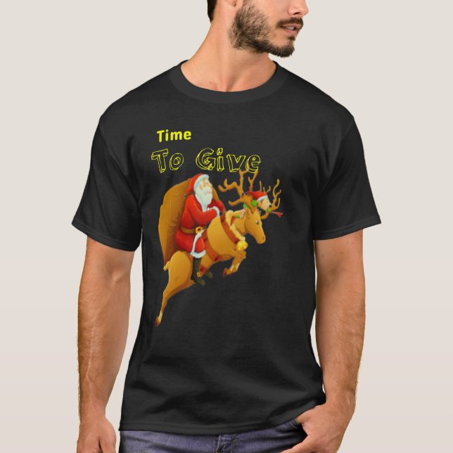 camiseta clásica de santa tracker (Anverso)