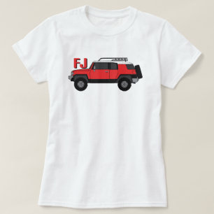 CAMISETA CLÁSICA DE SUV DEL CRUCERO DE TOYOTA FJ
