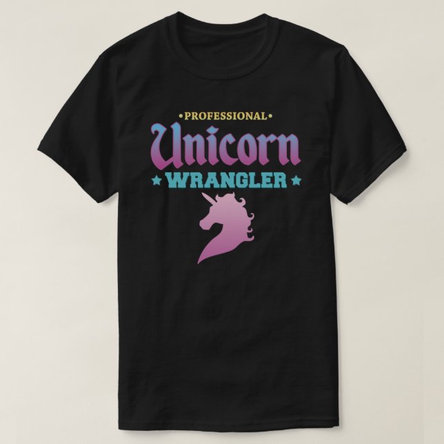Camiseta Clásica de Unicornio Profesional (Diseño del anverso)