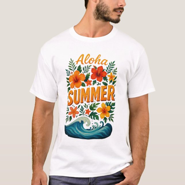 Camiseta clásica de verano (Anverso)