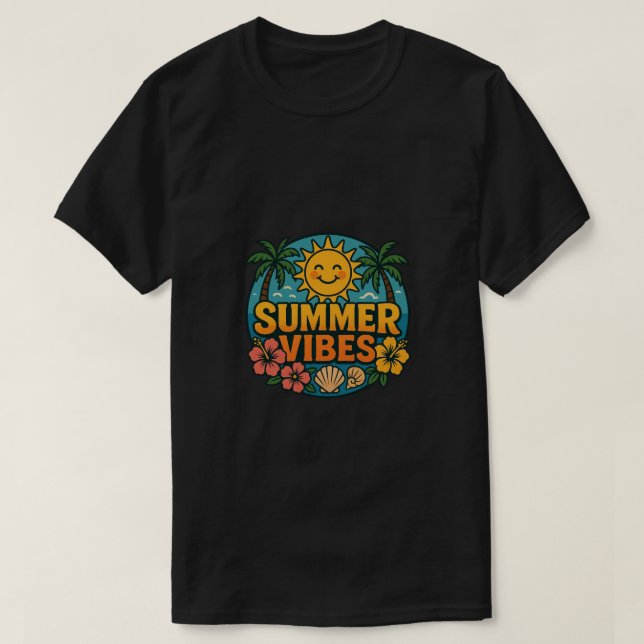 camiseta clásica de verano (Diseño del anverso)