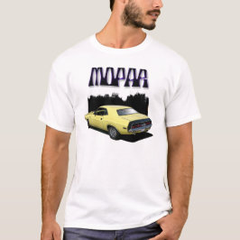 Camiseta clásica del coche del desafiador de Mopar