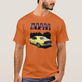 Camiseta clásica del coche del desafiador de Mopar