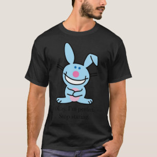 Camiseta clásica del conejo feliz