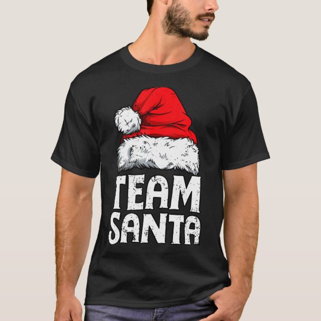 Camiseta clásica del equipo de Santa Navidades (Anverso)