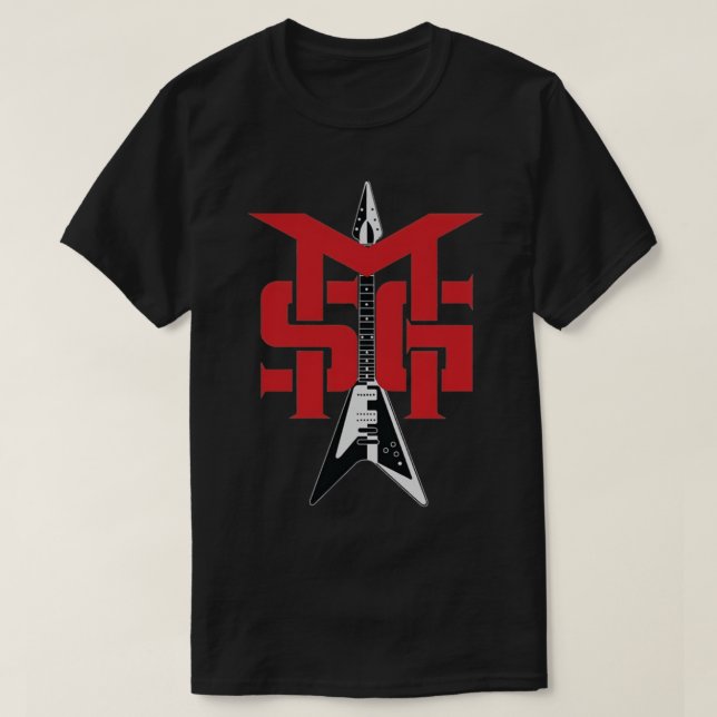 Camiseta clásica del grupo Michael Schenker (Diseño del anverso)