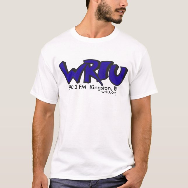 Camiseta clásica del logotipo de WRIU (Anverso)