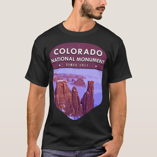 Camiseta Clásica del Monumento Nacional de Colorad (Anverso)