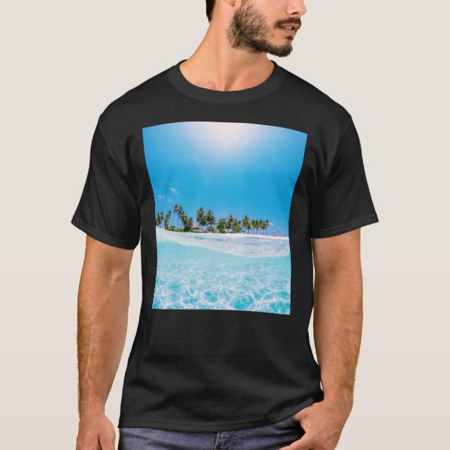 Camiseta clásica del Océano Caribe (Anverso)