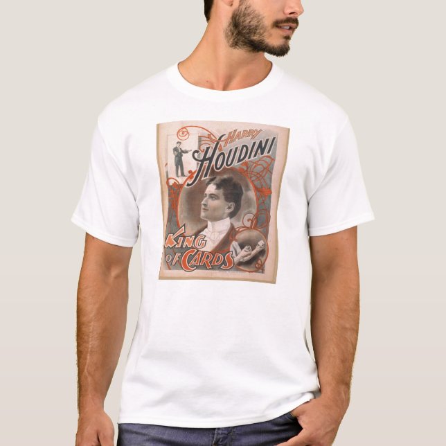 Camiseta clásica del poster de Houdini (Anverso)
