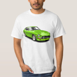 Camiseta clásica del Z-Car del vintage verde