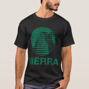 Camiseta clásica descolorida familia vintage Sierr