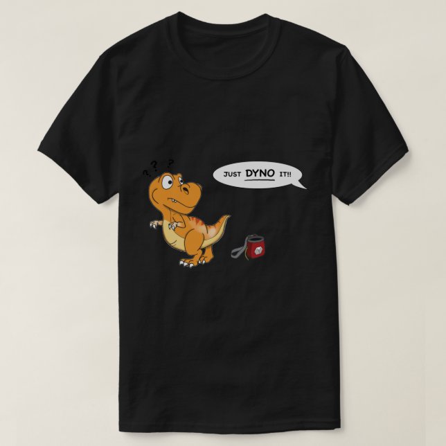 Camiseta Clásica Dino Dyno (Diseño del anverso)