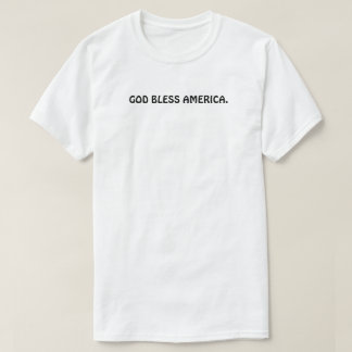 Camiseta Clásica Dios Bendiga América