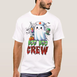 Camiseta Clásica Divertida Fantasma de Halloween E