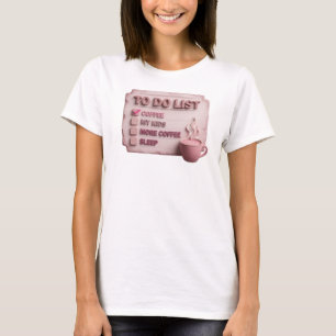 Camiseta Clásica Dorada CAFÉ PRIMERO SALVA MUNDO